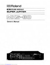 Roland MKS-80 Owner's Manual