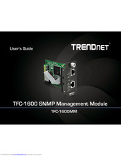 TRENDnet TFC-1600MM User Manual