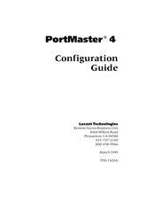 Lucent Technologies PortMaster 4 Configuration Manual