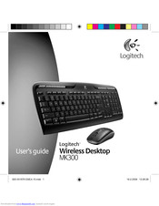 Logitech MK300 - Wireless Desktop Keyboard User Manual