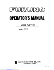 Furuno RP-17 Operator's Manual
