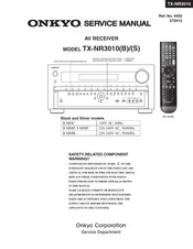 Onkyo TX-NR5010S Service Manual