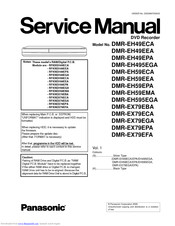 Panasonic DMR-EH495EGA Service Manual