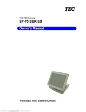 Toshiba ST-70 SERIES Owner's Manual
