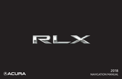Acura RLX 2018 Navigation Manual