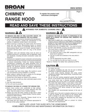 Broan BW5030SS Instructions Manual