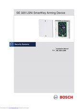 Bosch SE 320 LSNi Installation Manual