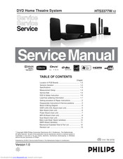 Philips HTS3376W/12 Service Manual