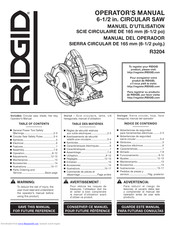 RIDGID R3204 Operator's Manual