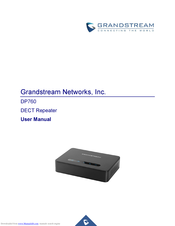Grandstream Networks DP760 User Manual