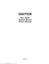DFI-ITOX 586ITOX User Manual