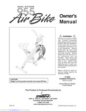 Stamina Dual-Action 955 Owner's Manual