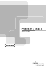 Fujitsu PRIMERGY 400 Operating Manual