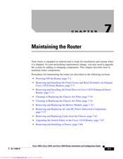 Cisco 12410 series Maintenance Manual