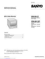 Sanyo VM-6612 Service Manual