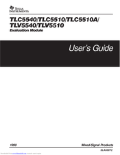 Texas Instruments TLV5510 User Manual
