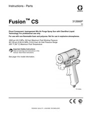 Graco Fusion CS20F1 Instructions - Parts Manual