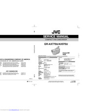 JVC GR-AX970U Service Manual