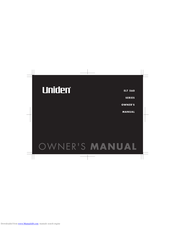 Uniden ELT 560 series Owner's Manual