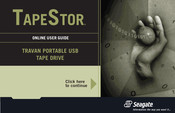 Seagate TapeStor Travan 20GB Online User's Manual