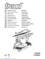 Freud FTR250T Operating Instructions Manual