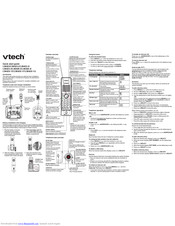 VTech LS642V-1G Quick Start Manual