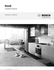 Bosch HUI56551UC Installation Manual