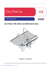 Oce ProCut 1600 XL Manual