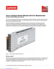 Lenovo Cisco Catalyst 3012 Product Manual