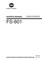 Konica Minolta FS-601 Service Manual