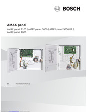 Bosch AMAX panel 2100 Installation Manual