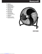 Honeywell HHV180E Operating Instructions Manual