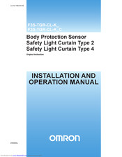 Omron F3S-TGR-CL_B Installation And Operation Manual