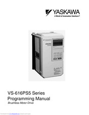 YASKAWA VS-616PS5 Series Programming Manual