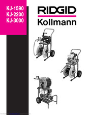 RIDGID Kollmann KJ-1590 Operating Instructions Manual