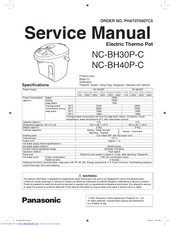 Panasonic NC-BH30P-C Service Manual