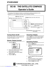 Furuno SC-50 Operator's Manual