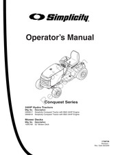 Simplicity 2690817 Operator's Manual