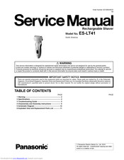 Panasonic ES-LT41 Service Manual