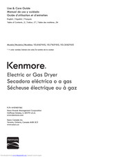 Kenmore 110.C6163*610 Use & Care Manual