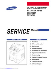 Samsung SCX-4720XAA Service Manual