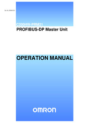 Omron C200HW-PRM21 Operation Manuals