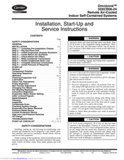 Carrier Omnizone 50XCR06 Installation, Start-Up And Service Instructions Manual