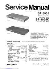Technics ST-8055 XA Service Manual