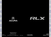 Honda 2017 Acura RLX Owner's Manual