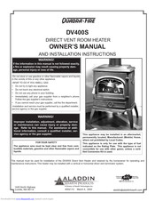 Quadra-Fire DV400S Owner's Manual And Installation Instructions