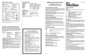 Robertshaw 300-203 Operating Instructions