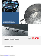 Bosch PC*6A Series Instruction Manual