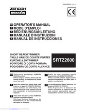 Komatsu SRTZ2600 Operator's Manual