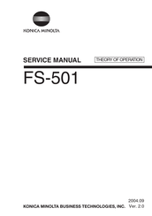 Konica Minolta FS-501 Service Manual